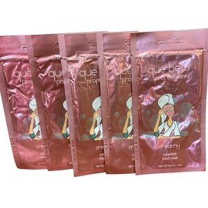 5 Que Bella Professional Calamine Mud Masks NEW PC